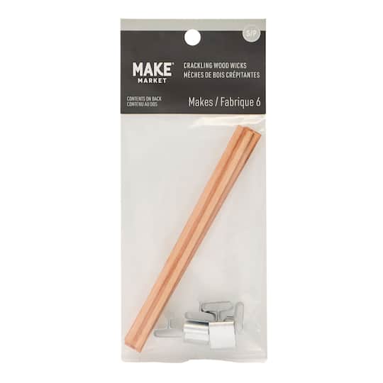 Crackling Wood Wicks by Make Market